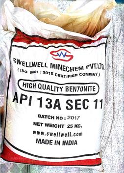 Bentonite API 13A Sec 11 - Swellwell